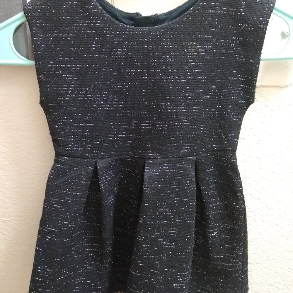 Cat and Jack 2T Black and silver dress
